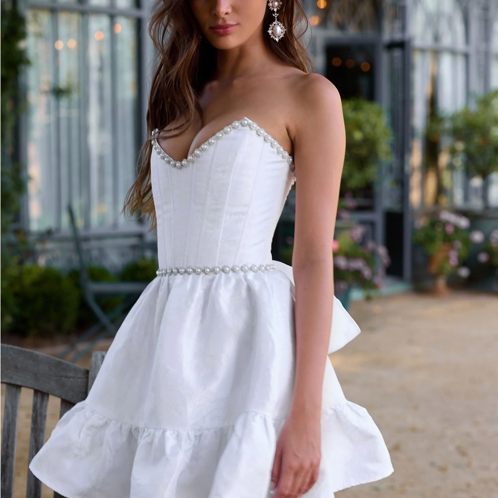V. Chapman Evie White Dress